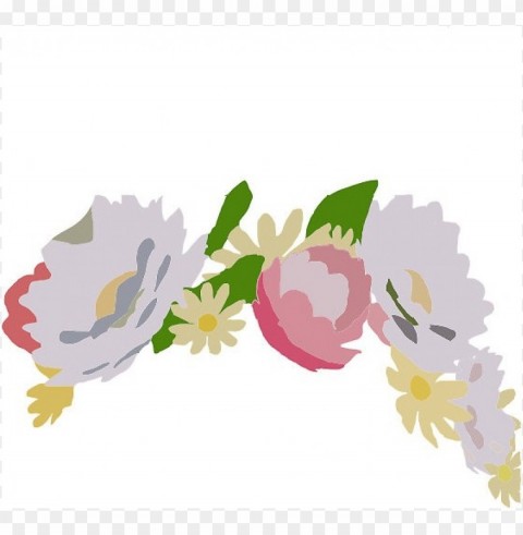 clip are flower crown HighResolution Transparent PNG Isolated Graphic