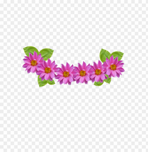 clip are flower crown HighResolution PNG Isolated on Transparent Background