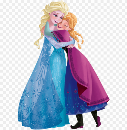clip art black and white library elsa anna - anna and elsa Isolated Subject with Transparent PNG