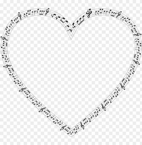 clip art free stock music heart clipart - music notes heart PNG images for printing