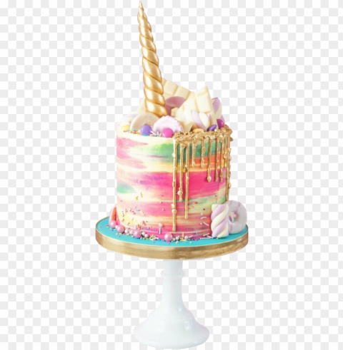 clip art freeuse stock birthday cake unicorn rainbow - picsart of birthday cake Isolated Subject in Transparent PNG