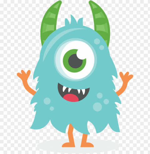 clip art images - cute monster clipart PNG files with transparent backdrop