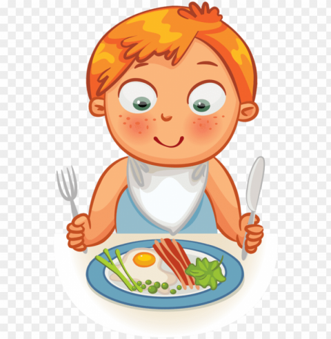 clip art kid dinner time eating time clock time pinterest - eat dinner clip art PNG Image Isolated with Clear Transparency