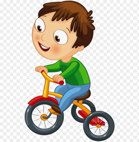 clip art kid playing clock time pinterest - kid riding a tricycle clipart Free PNG images with transparent layers