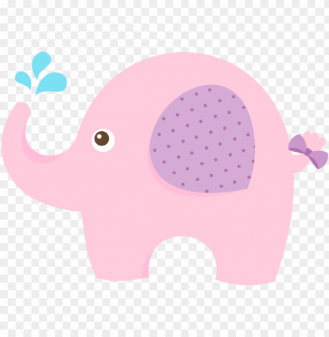 clip art royalty free library infant clip art elephants - pink baby elephant clipart PNG photo without watermark