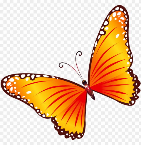 clip arts related to - butterfly clipart Isolated Element with Transparent PNG Background