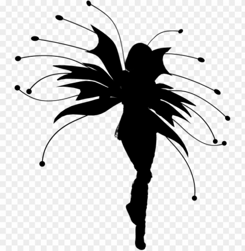 clip arts related to - fairy silhouette transparent PNG for digital design