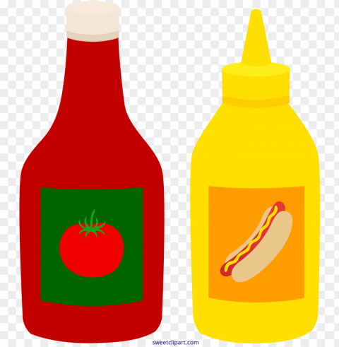clip black and white ketchup mustard bottles clipart - ketchup clipart Free PNG images with transparent layers