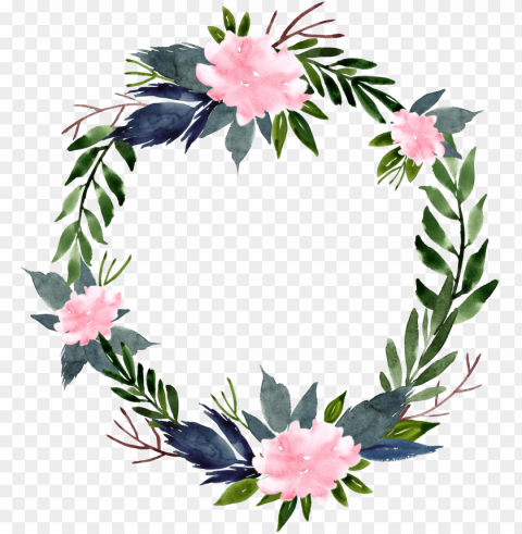 Clip Black And White Stock Flower Wreath Clip Art Ri Isolated Icon In HighQuality Transparent PNG