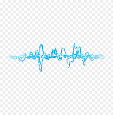 clip free soundwave vector blue - green sound waves transparent Isolated Object with Transparency in PNG