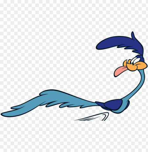 clip library clipart pencil and in color - road runner looney tunes runni Transparent PNG Isolated Item