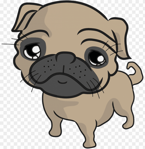 clip stock on behance pugs pinterest cartoon life and - pug dog draw PNG with cutout background