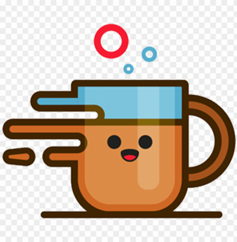 clip transparent stock illustration material - cute coffee cup clip art PNG files with alpha channel assortment