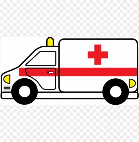 clipart ambulance Transparent PNG Object with Isolation