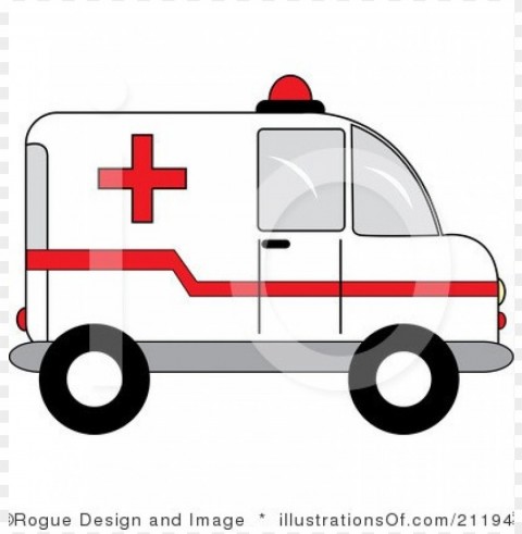 clipart ambulance Clean Background PNG Isolated Art