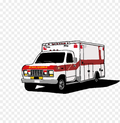clipart ambulance Clear Background Isolated PNG Graphic