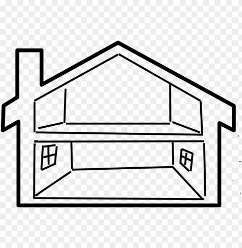 clipart clipart florida state outline source - inside house outline Isolated Element in Clear Transparent PNG