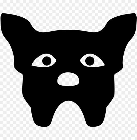 clipart free stock dog icon free download onlinewebfonts - dog mask sv Isolated Illustration on Transparent PNG
