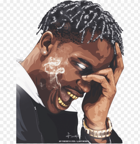 clipart freeuse library rapper hip hop music beat - travis scott fan Transparent Background Isolated PNG Art