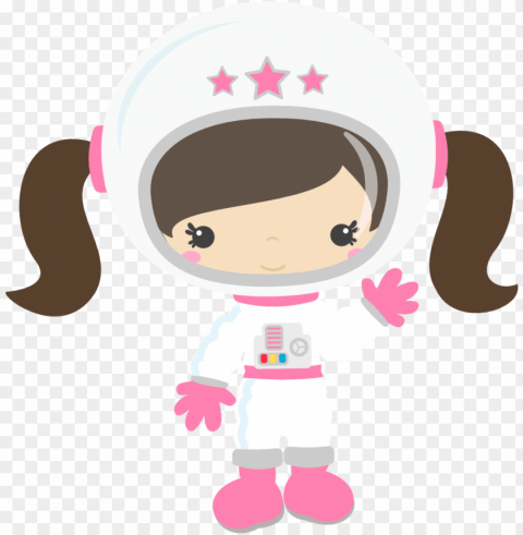 clipart girl astronaut - niña astronauta Clear PNG pictures bundle