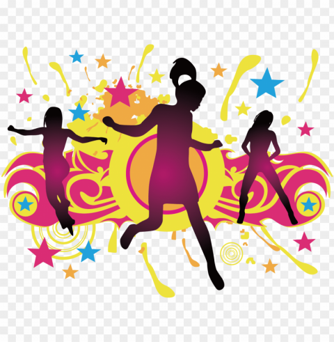 clipart library download dance party dance party silhouette Isolated Artwork on HighQuality Transparent PNG