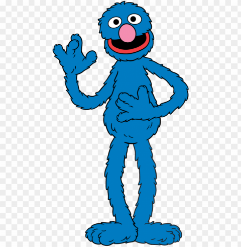 clipart transparent grover - grover sesame street cartoo PNG with Isolated Object and Transparency