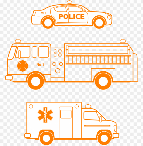 clipart stock ambulance vector draw - ambulance clipart Transparent PNG Isolated Graphic Element