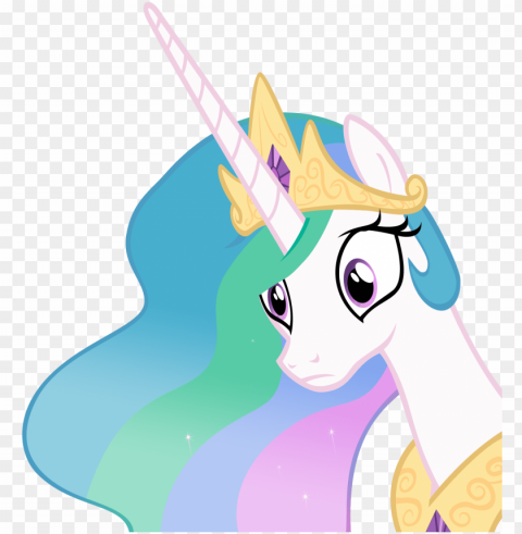 clipart unicorn princess - celestia face High-resolution PNG images with transparent background