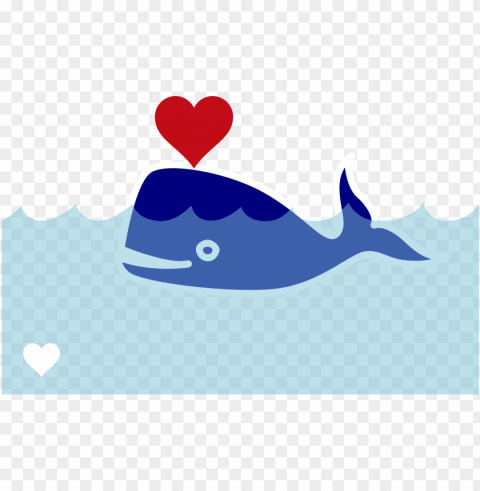 clipart whale real whale - cartoon whale with heart PNG files with no background assortment