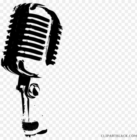 clipartblack com tools free black white - microphone black and white High-resolution transparent PNG images assortment