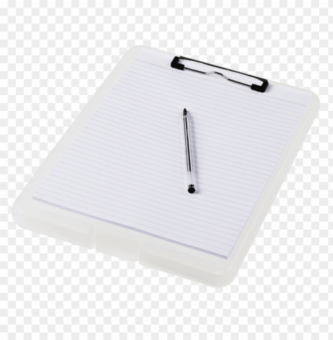 clipboard and pen PNG Graphic with Clear Background Isolation