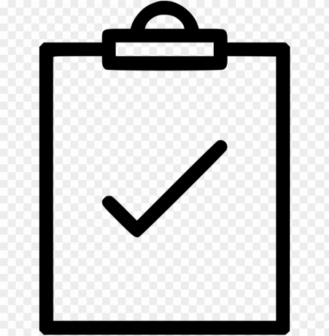 Clipboard Check Checked Tick Confirm Logistics Svg - Clipboard Tick Icon Isolated Subject On HighResolution Transparent PNG