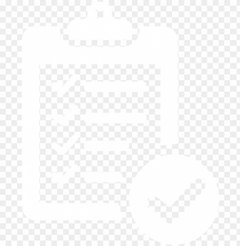 Clipboard Symbol White - Checklist Icon White PNG Images With Alpha Channel Diverse Selection