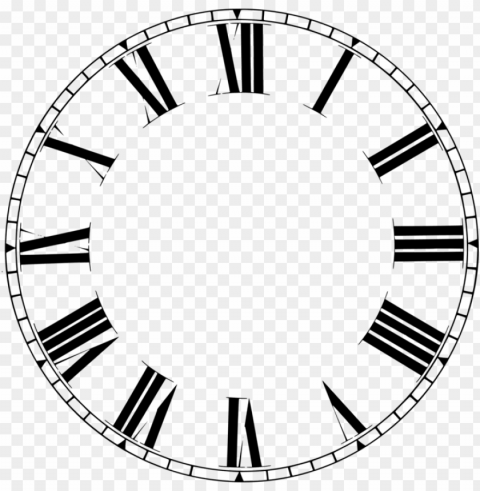 clock face movement american clock watch - clockhouse Clear Background PNG Isolated Subject