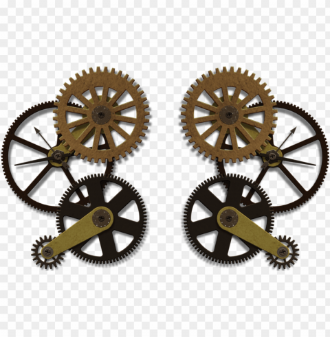 clock gears picture stock Isolated Item with Transparent Background PNG