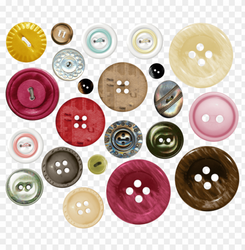 clothes button Isolated Element on HighQuality Transparent PNG