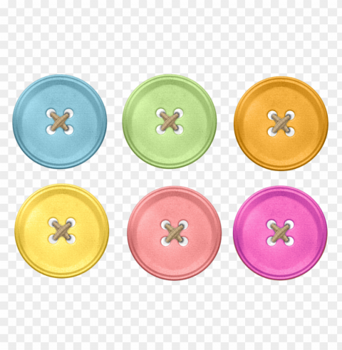 Clothes Button Isolated Element With Clear PNG Background