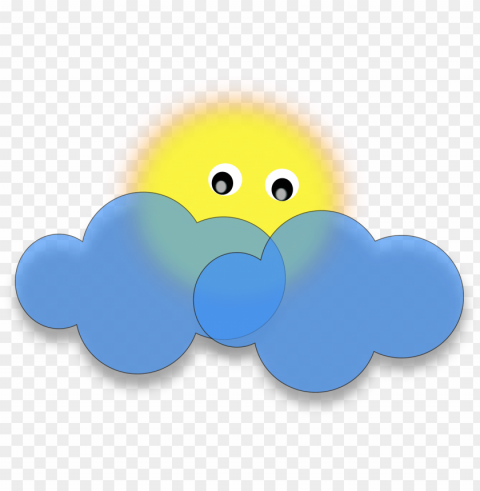 cloud download rain storm - sun and cloud vector Isolated Item in HighQuality Transparent PNG