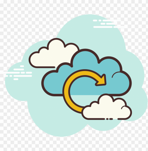 cloud refresh icon - icon PNG Image Isolated with Transparent Detail