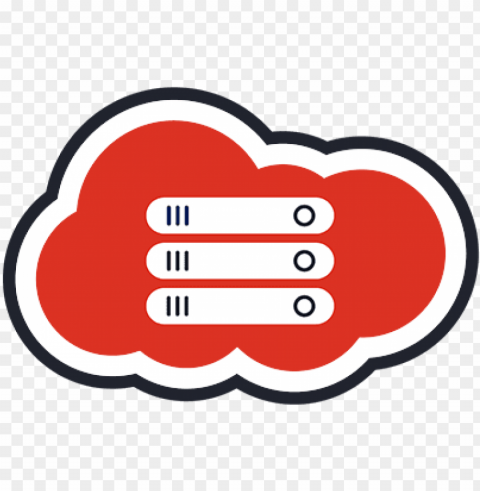 Cloud Server Icon - Icon Isolated Design Element In Transparent PNG