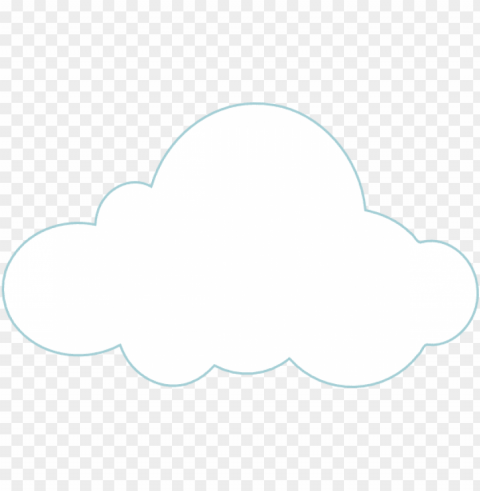 clouds drawing PNG with no bg