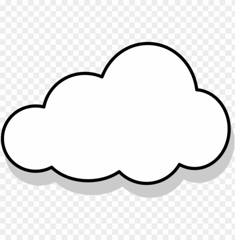 clouds drawing PNG with transparent bg