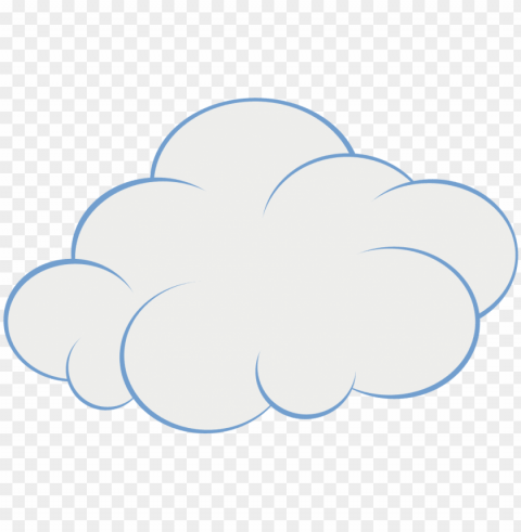 Clouds Drawing Transparent Background Isolated PNG Illustration