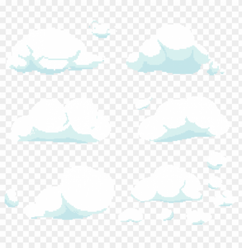 clouds drawing PNG for design