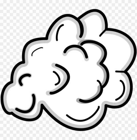 cloudy clipart smoke cloud - cartoon smoke cloud PNG Image Isolated on Transparent Backdrop