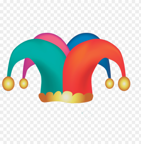 clown circus hat clip art - clown hat clipart Isolated Object on HighQuality Transparent PNG