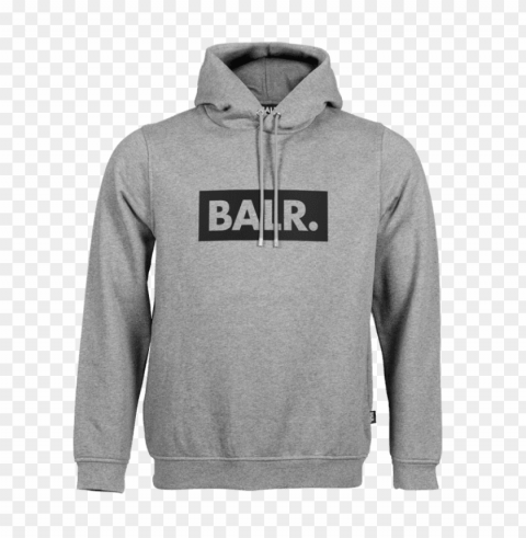 club hoodie grey - balr hoodie Transparent PNG Illustration with Isolation
