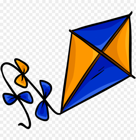 club penguin kite Isolated Element in Transparent PNG