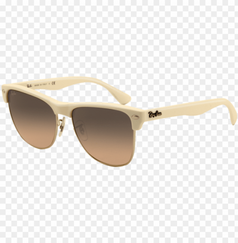 clubmaster ray ban white frame PNG transparent graphics comprehensive assortment