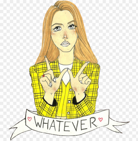 Clueless Illustratio PNG Images For Editing